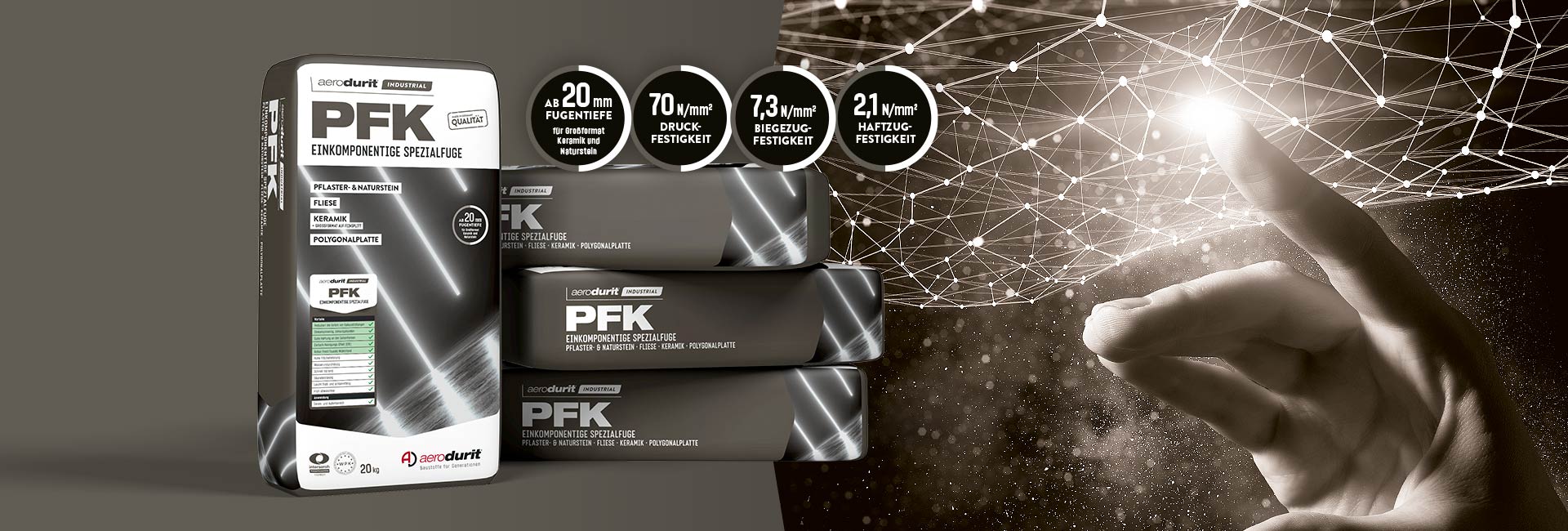 aerodurit® PFK Einkomponentige Spezialfuge