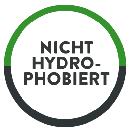 Nicht hydrophobiert