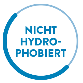 Nicht hydrophobiert