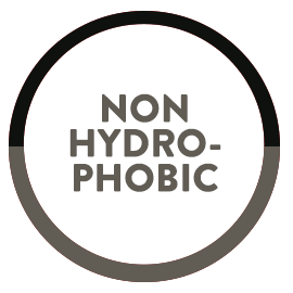non hydrophobic