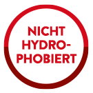 Nicht hydrophobiert