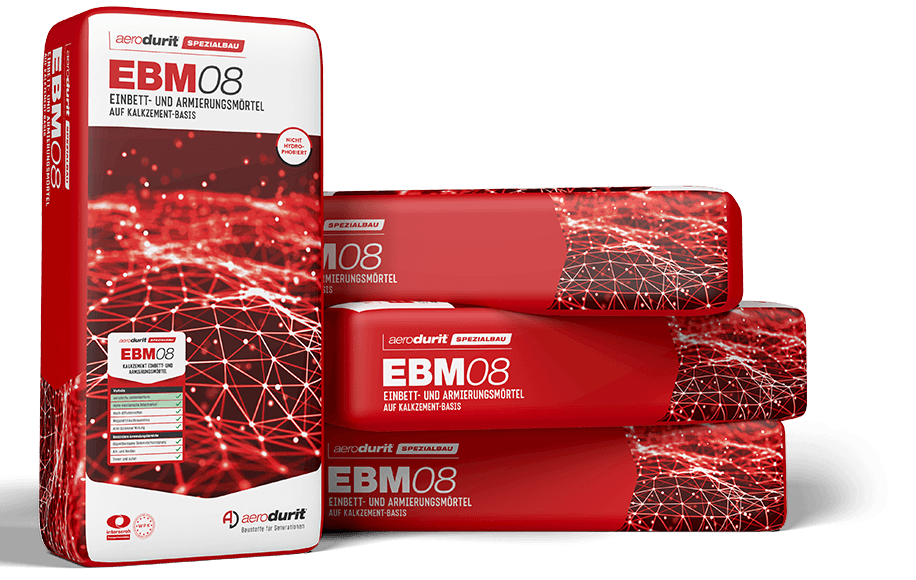 aerodurit® EBM08 Einbett- und Armierungsmörtel