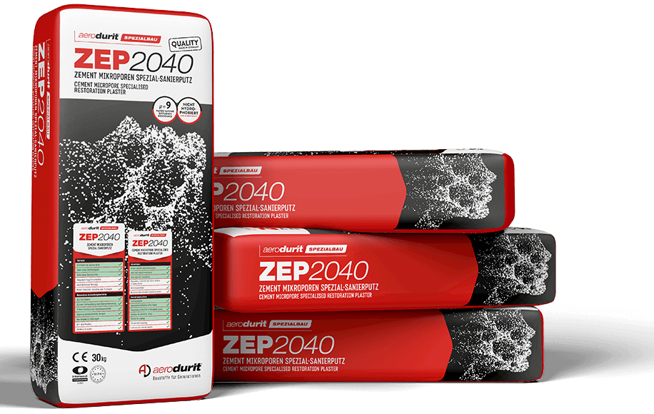aerodurit® ZEP2040 – Our dehumidifying footing plaster